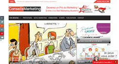Desktop Screenshot of conseilsmarketing.com