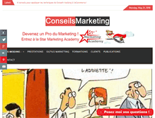 Tablet Screenshot of conseilsmarketing.com